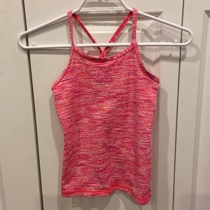 Ivivva Neon Pink, Orange & White Spaghetti Strap